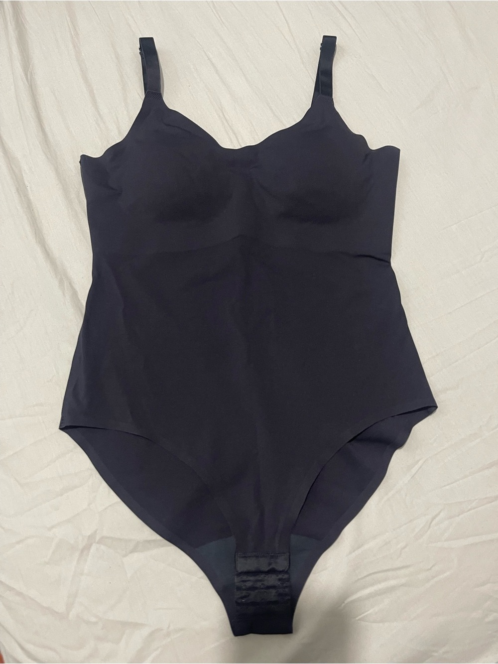 Knix Black Seamless Shaper Bodysuit - Size Large
